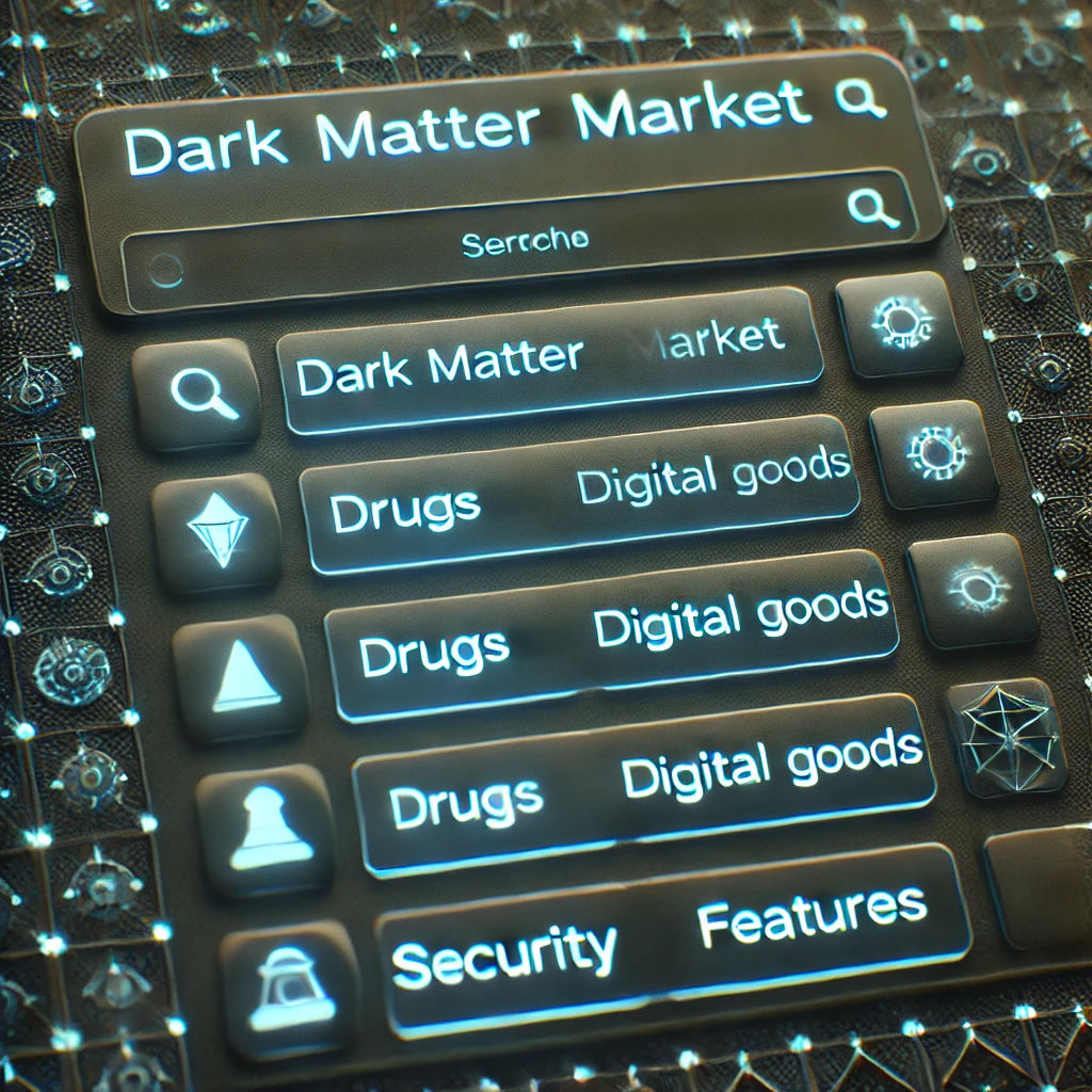 Dark Matter Market Search Interface